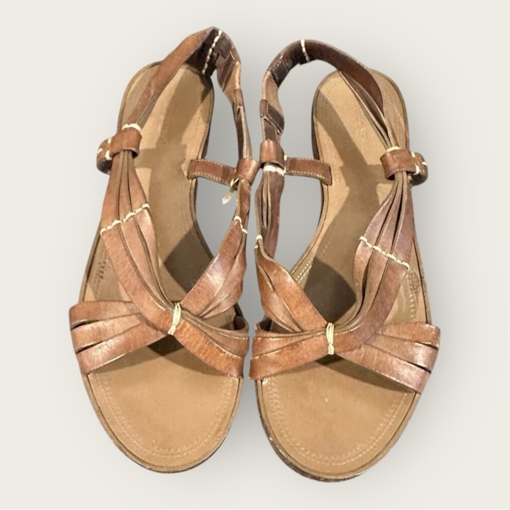 Bottega Veneta | Flat Strap Sandals | Brown | Size 40 EU | 9.5 US